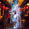 Chinese actress performs a traditional face-changing show #7