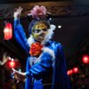 Chinese actress performs a traditional face-changing show #10