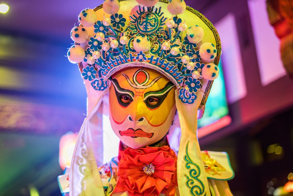 Chinese actor performs a traditional face-changing show #7