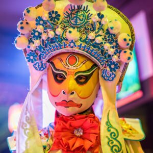 Chinese actor performs a traditional face-changing show #7