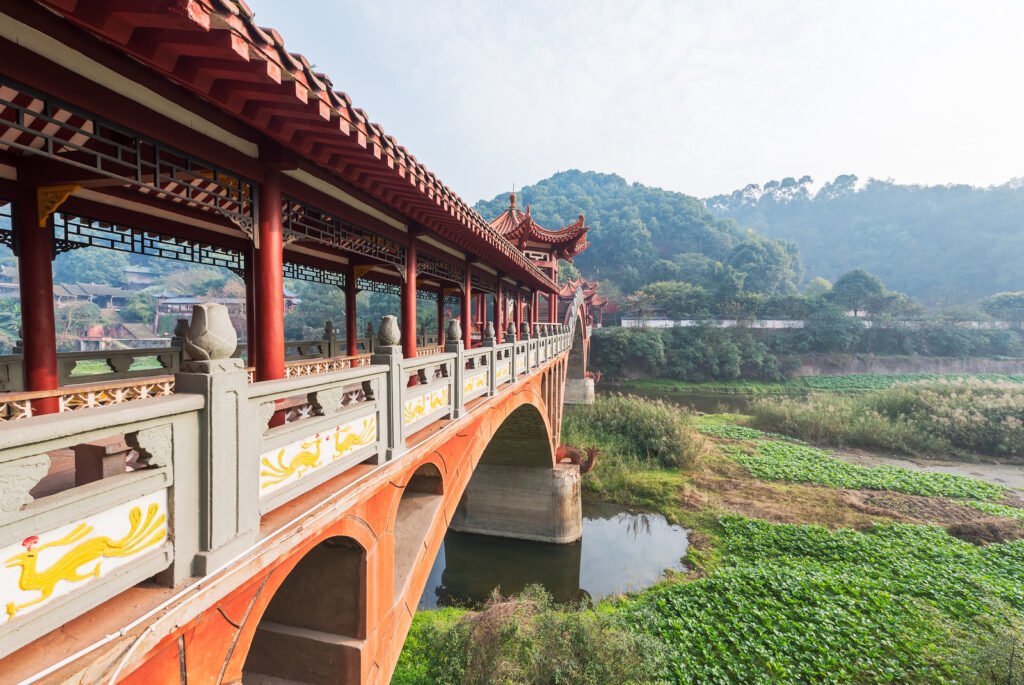 Leshan ZhuoYing haoshang ancient bridge #2