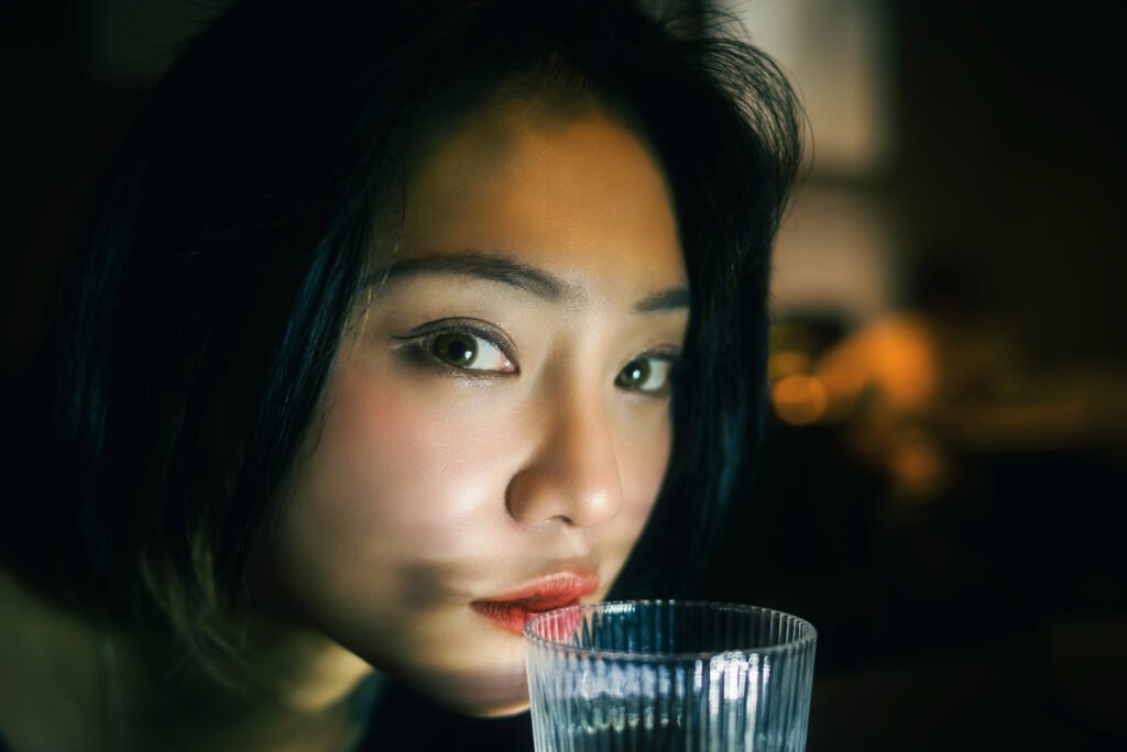 Young Chinese woman in a teahouse #4
