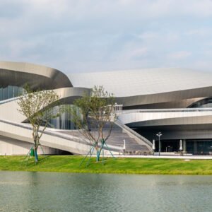 Science-fiction museum in ShiJie KeHuan park, Chengdu