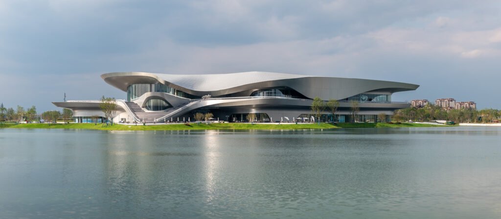 Science-fiction museum in ShiJie KeHuan park, Chengdu