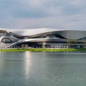 Science-fiction museum in ShiJie KeHuan park, Chengdu