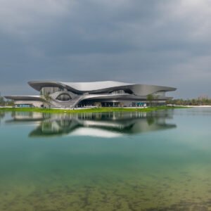 Science-fiction museum in ShiJie KeHuan park, Chengdu