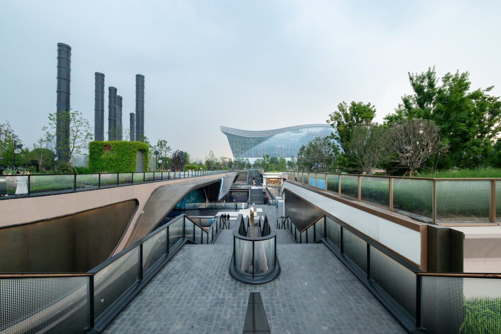 SKP modern commercial mall architecture in Chengdu