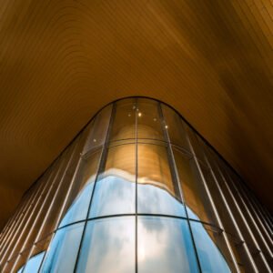 Chengdu tianfu art museum roof architecture detail